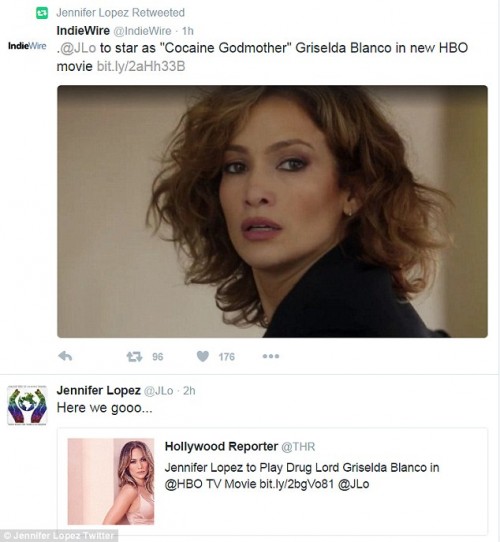 Дженнифер Лопес исполнит роль наркобаронессы в телесериале HBO