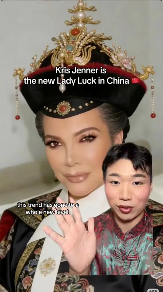 Chinese Gen Riseta Chinese Gen Z is “manifesting” success with Kris Jenner photos
