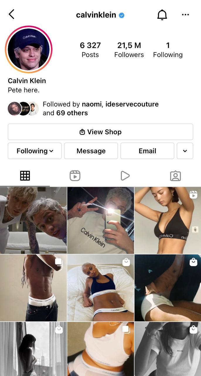 Calvin Klein s Instagram account is now run by alleged boyfriend