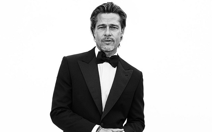 Brad Pitt In Brioni @ 2020 Golden Globe Awards