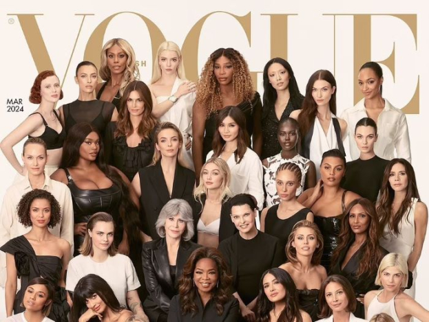 40 легендарных звезд появятся на обложке британского Vogue для прощального выпуска Эдварда Эннинфула