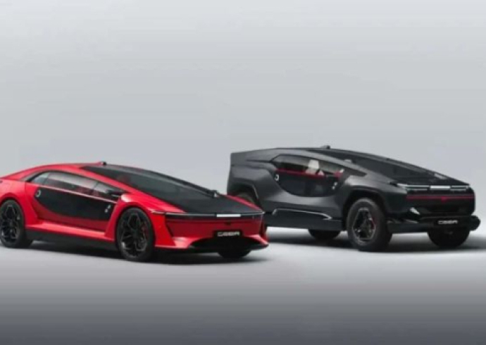 Saudi Arabia Takes on Tesla With a Wild Electric Car of the Future and Gullwing Doors