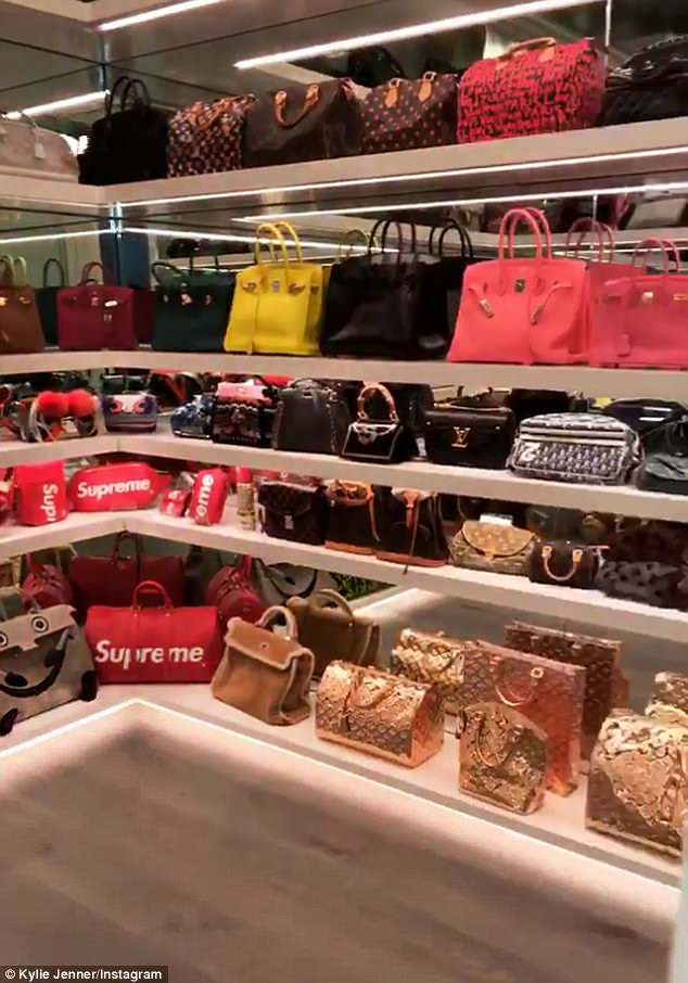 Kylie Jenner Shows Off Her Massive Handbag Closet - and the Birkin