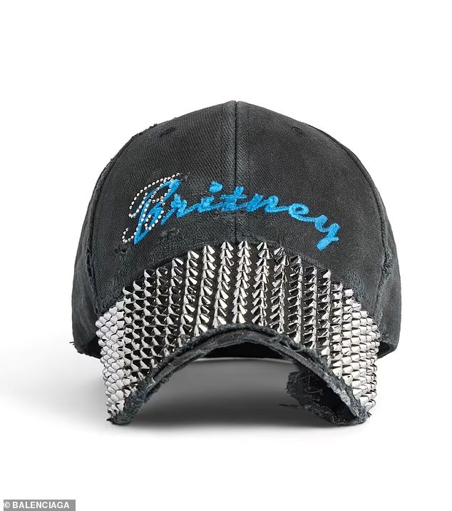 【送料込】26SS★BALENCIAGA★Britney Spears キャップ Balenciaga Music | Britney Spears Series Cap in Dirty White